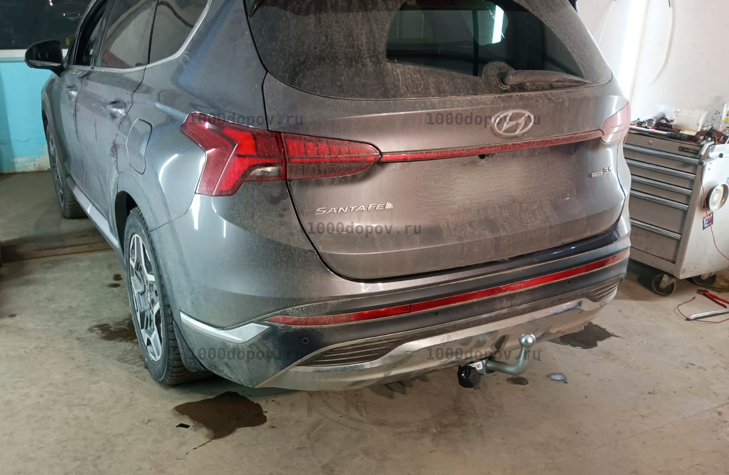 Фаркоп Motodor 91008-A Hyundai Santa Fe 2021-2023 (оцинк. шар) — рисунок 8
