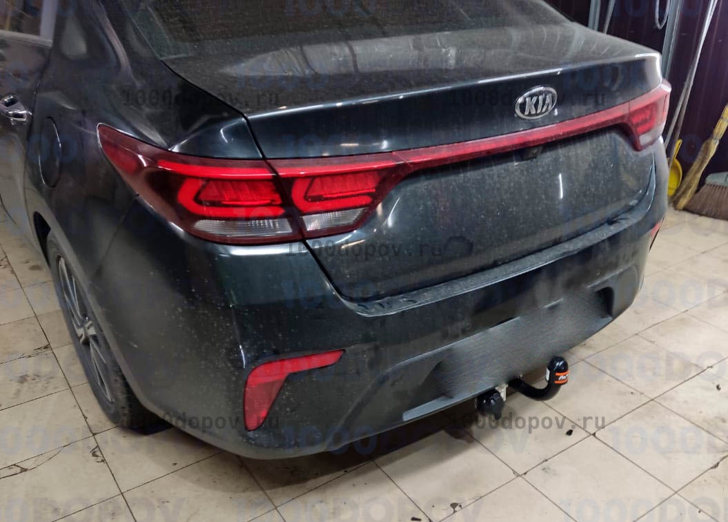 Фаркоп Leader Plus H228-A Kia Rio 4 2017-н.в. (только без среднего ПТФ) — рисунок 1