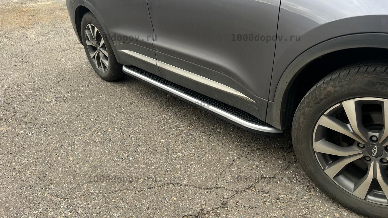 Пороги подножки на Chery Tiggo 7 / 7L / 7 pro / 7 pro max 2021-н.в. новые — рисунок 1