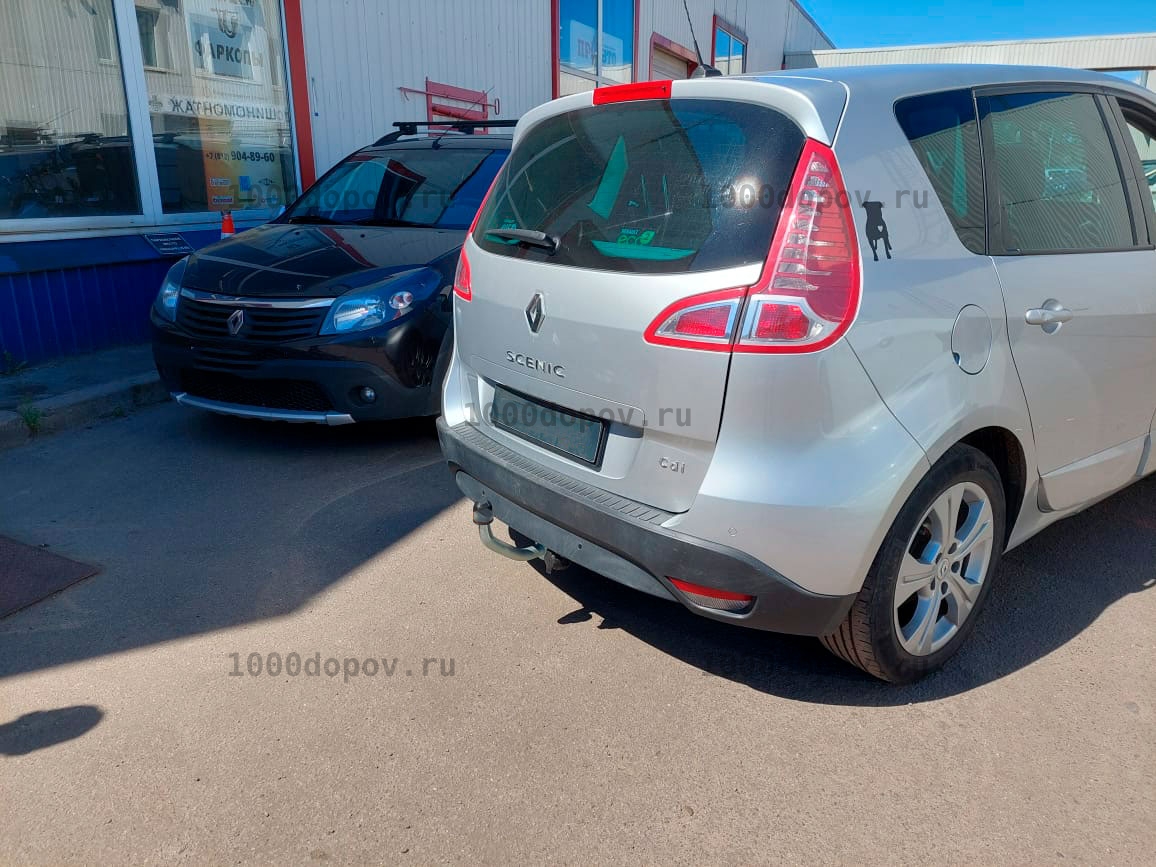 Фаркоп Motodor 91708-A Renault Megane 2/3 2003-2008, 2008-2016 (оцинк. шар) — рисунок 10