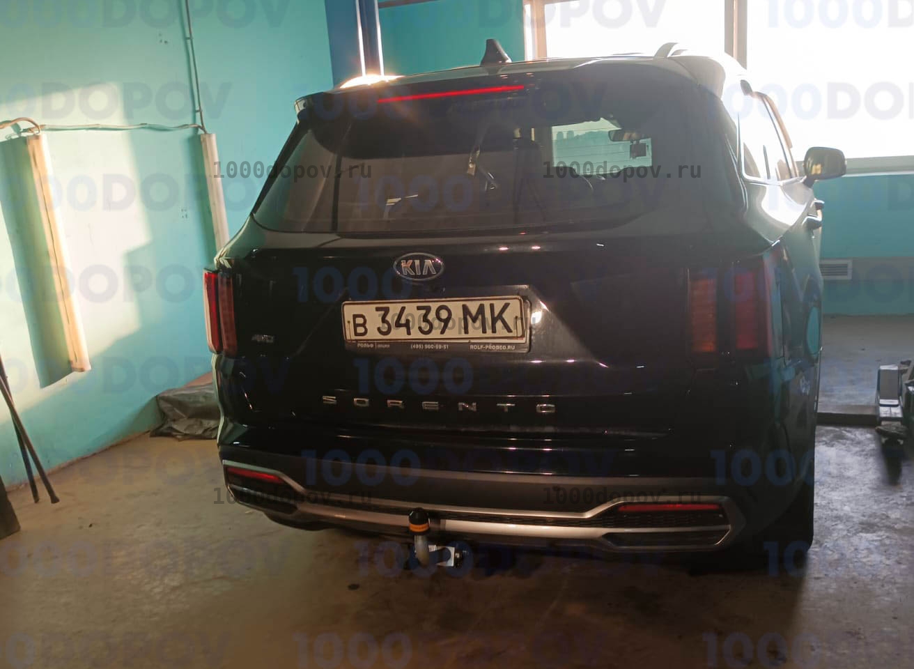 Фаркоп Motodor 91008-A Kia Sorento 2020-н.в. (оцинк. шар) — рисунок 2