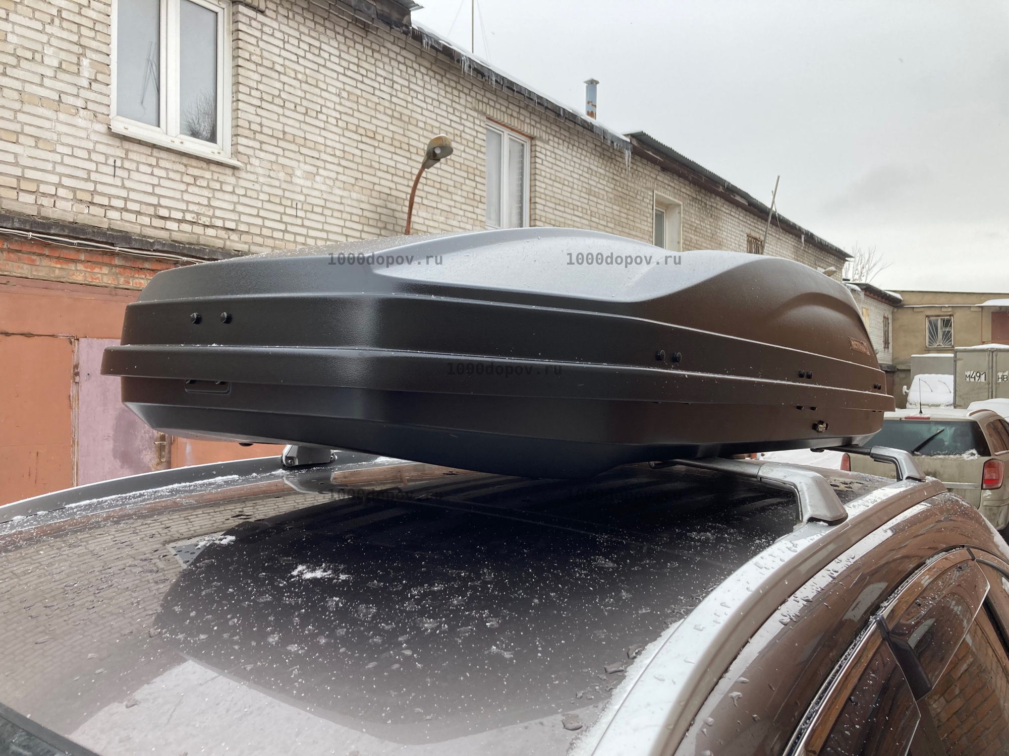 Автобокс ПТ Групп ACTIVE М (450 л.) двухсторонний черный — рисунок 8