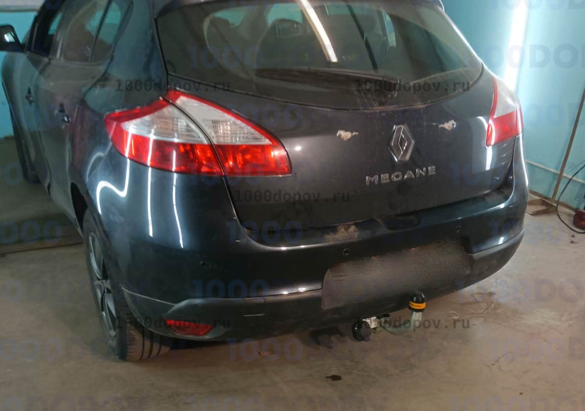 Фаркоп Motodor 91708-A Renault Scenic 2, Grand Scenic 2 2003-2009 (оцинк. шар) — рисунок 3