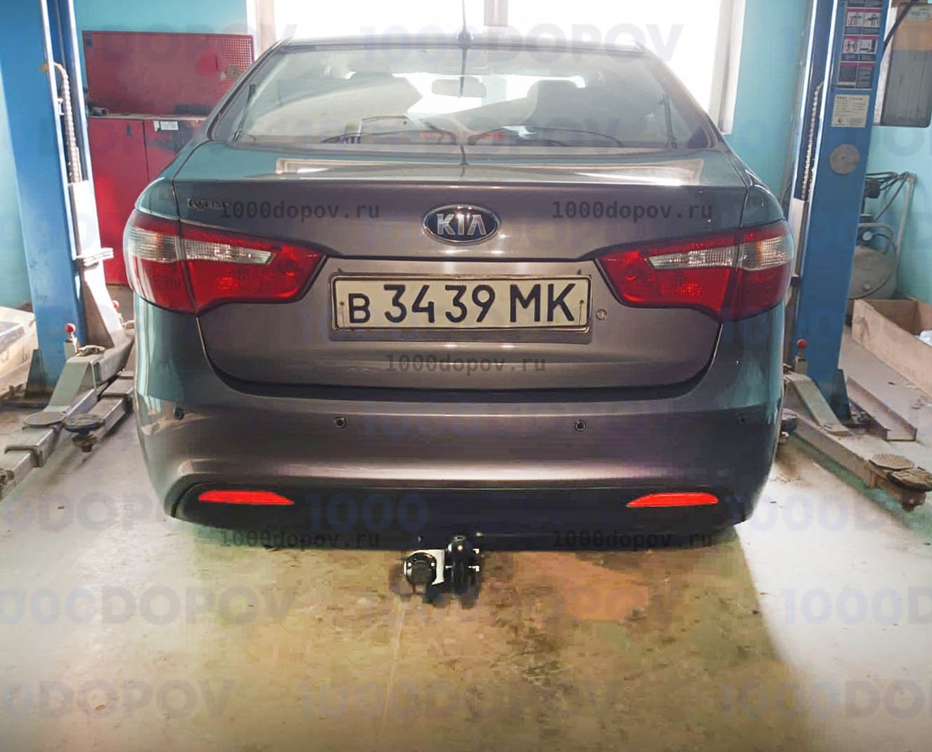 Фаркоп Трейлер 7243 Kia Rio 3 седан, hb 2011-2017 — рисунок 3