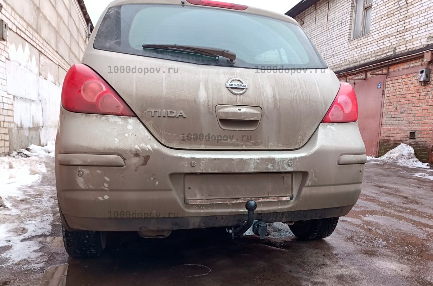 Фаркоп Avtos NS 23 Nissan Tiida (седан, hb) 2007-н.в. — рисунок 8
