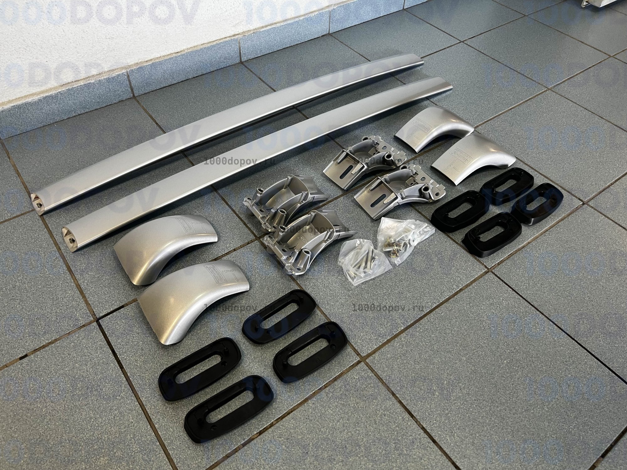 Багажник на рейлинги Toyota Highlander (XU50) 2013-2020 штатный — рисунок 3