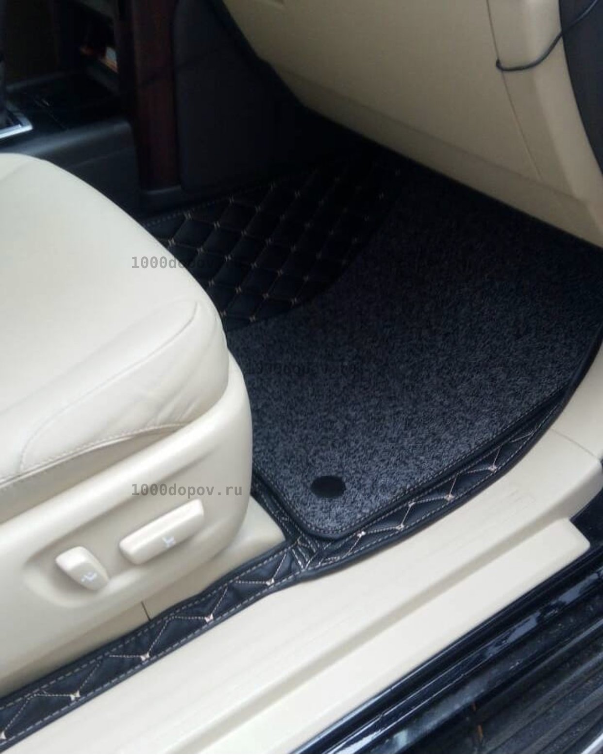 Коврики в салон эко-кожа (двойные)  LAND CRUISER PRADO 150  2009-н.в. — рисунок 4