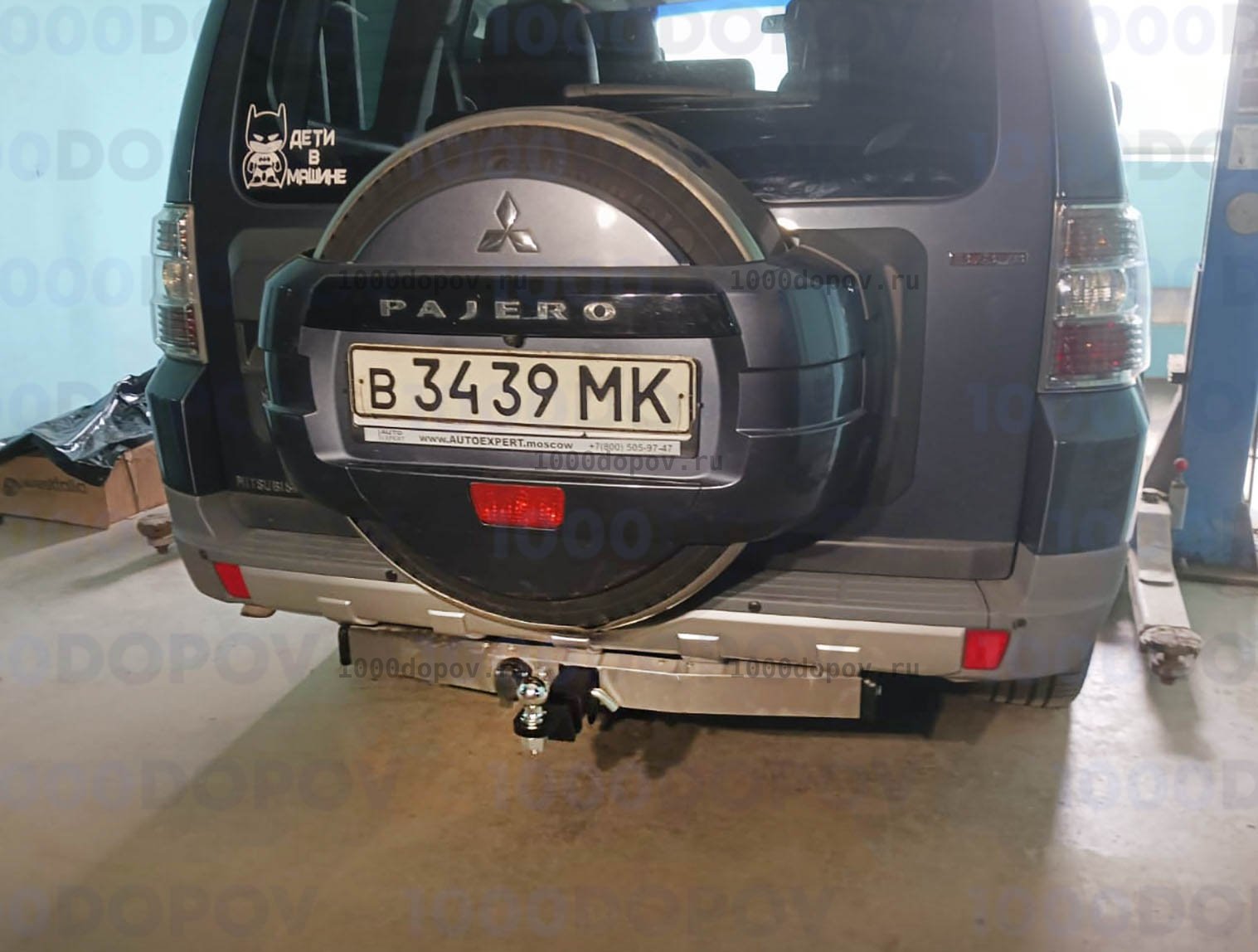 Фаркоп PT GROUP MPJ-99-991124.00 Mitsubishi Pajero 3/4 1999-2007, 2007-н.в. — рисунок 1