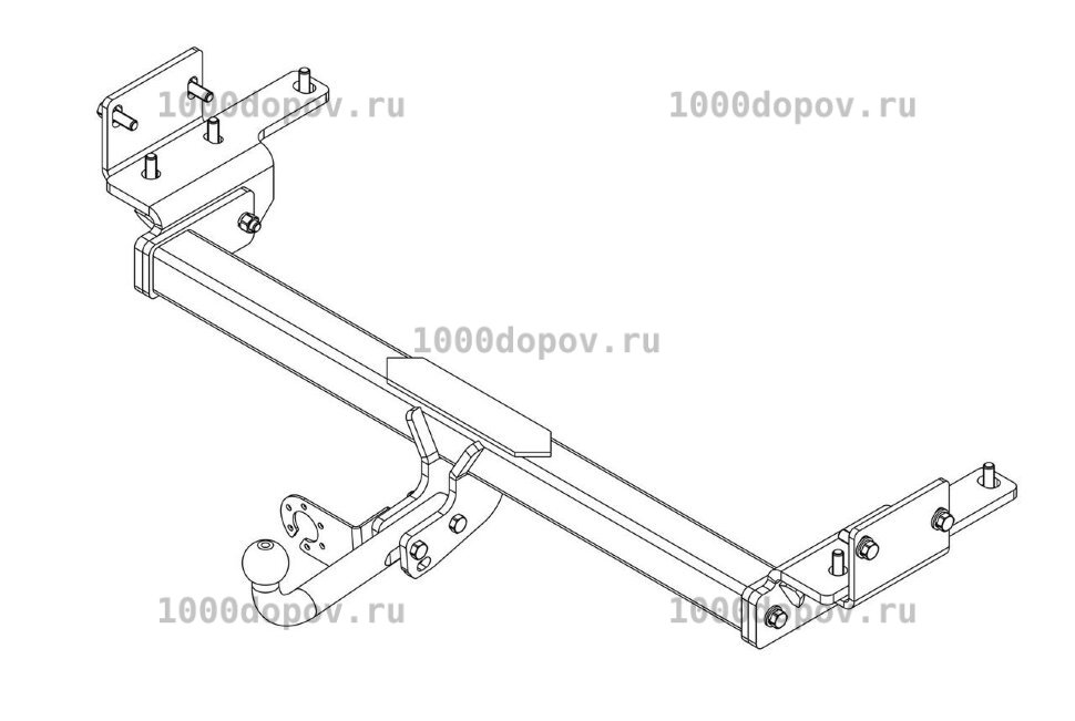 Фаркоп Avtos LX 03 Lexus RX 2015- — рисунок 8