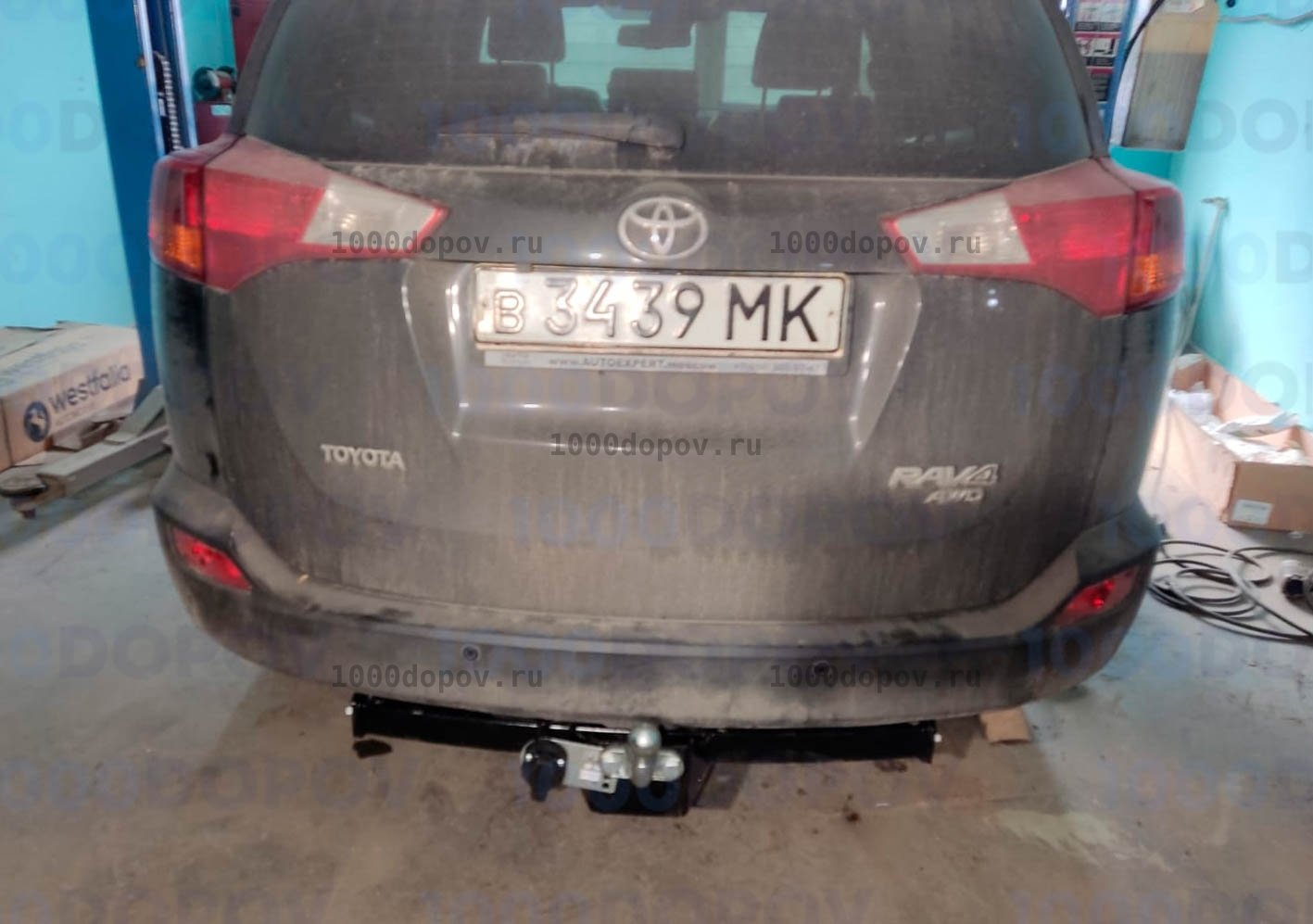 Фаркоп Leader Plus T116-F Toyota Rav 4 2013-н.в. — рисунок 3