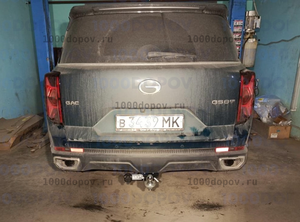 Фаркоп Motodor 97802-E GAC GS8 2023 - н.в (с оцинк. шаром) — рисунок 3