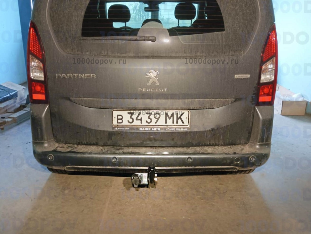 Фаркоп Leader Plus C302-A Peugeot Partner Teppe (7) / Partner L1 (B9) 2008-н.в. — рисунок 2