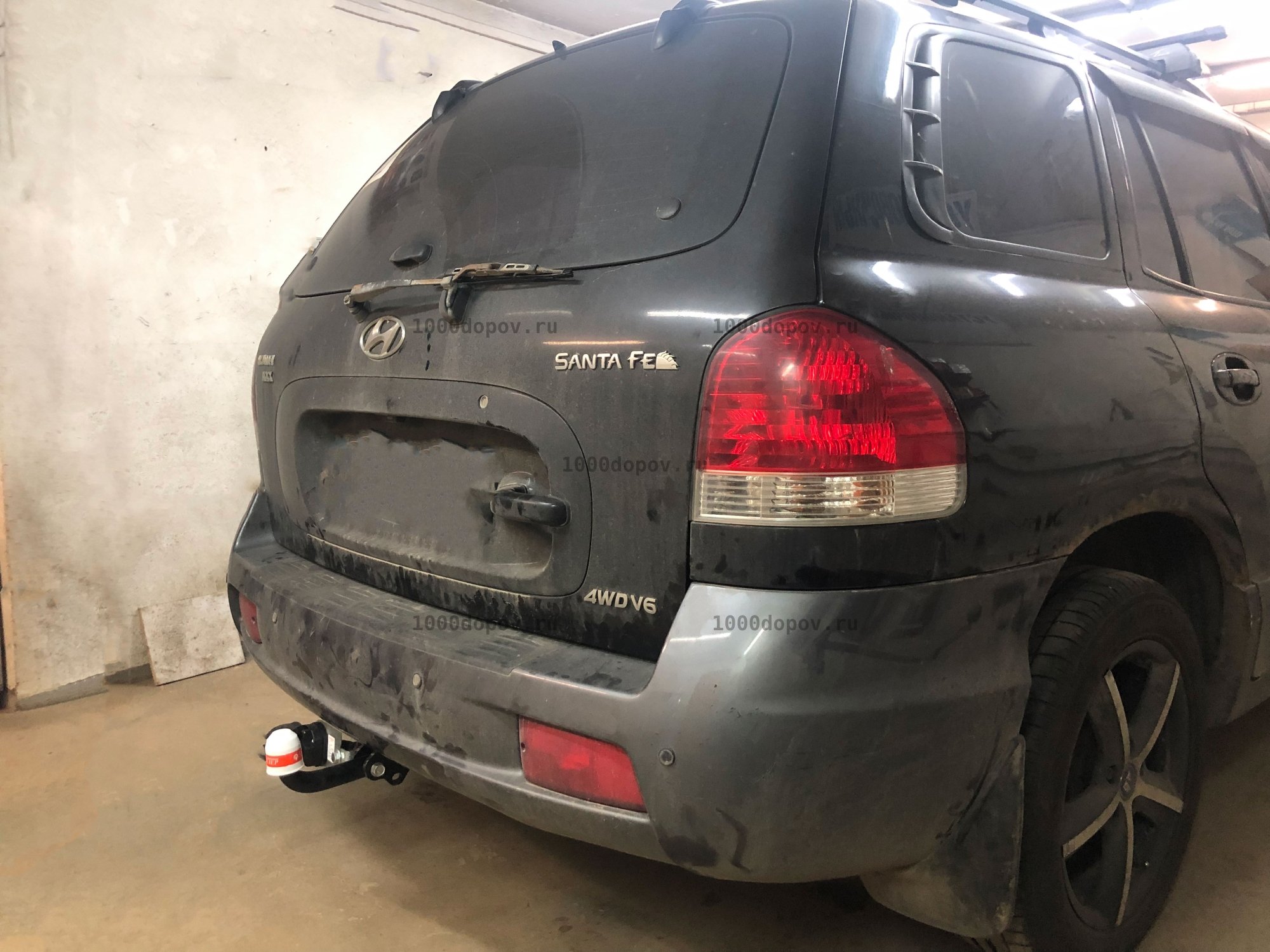Фаркоп Трейлер 7230 Hyundai Santa Fe (SM) 2000-2006 — рисунок 3