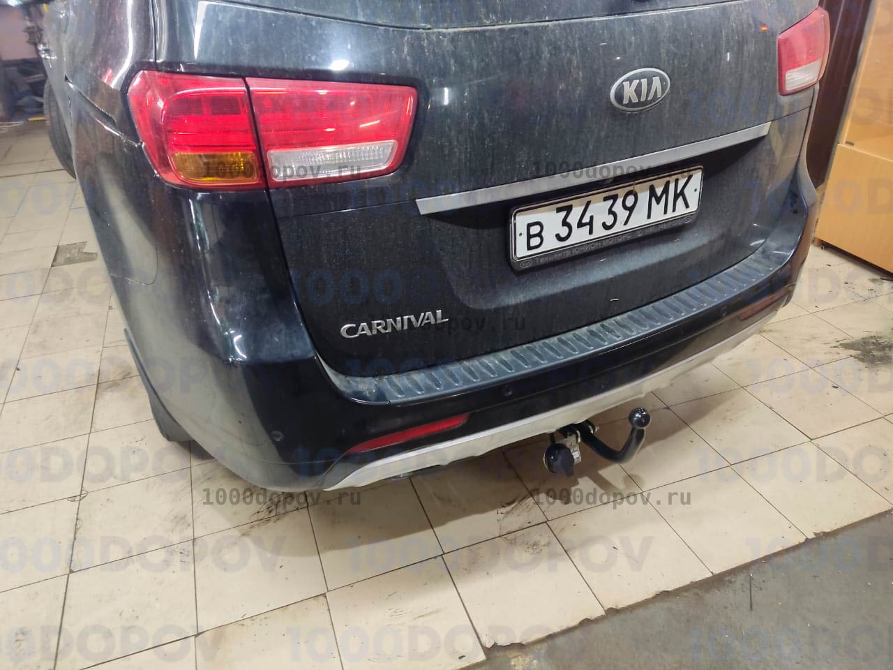 Фаркоп Leader Plus K133-A Kia Carnival III (YP) 2014 - 2021 г.в. — рисунок 7