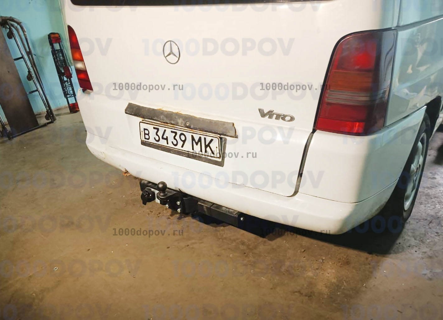 Фаркоп Avtos MB 03 Mercedes Vito 1996-2003 — рисунок 1