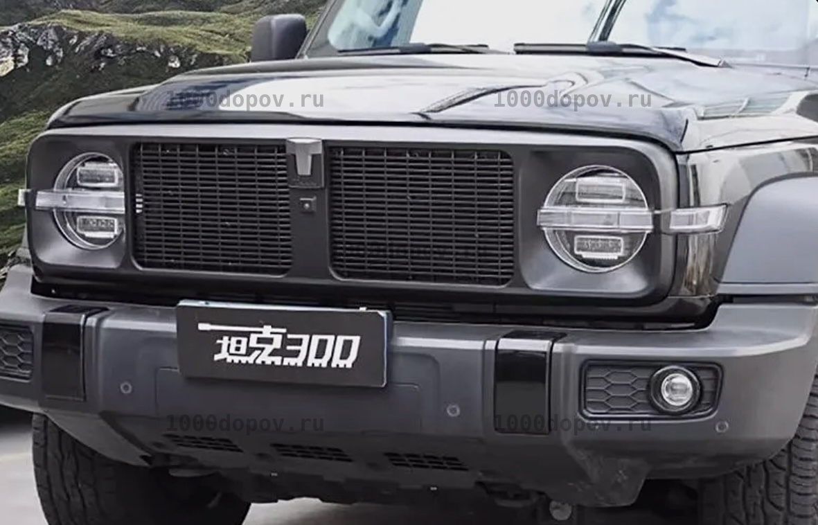 Решетка радиатора на TANK 300 черная — рисунок 4