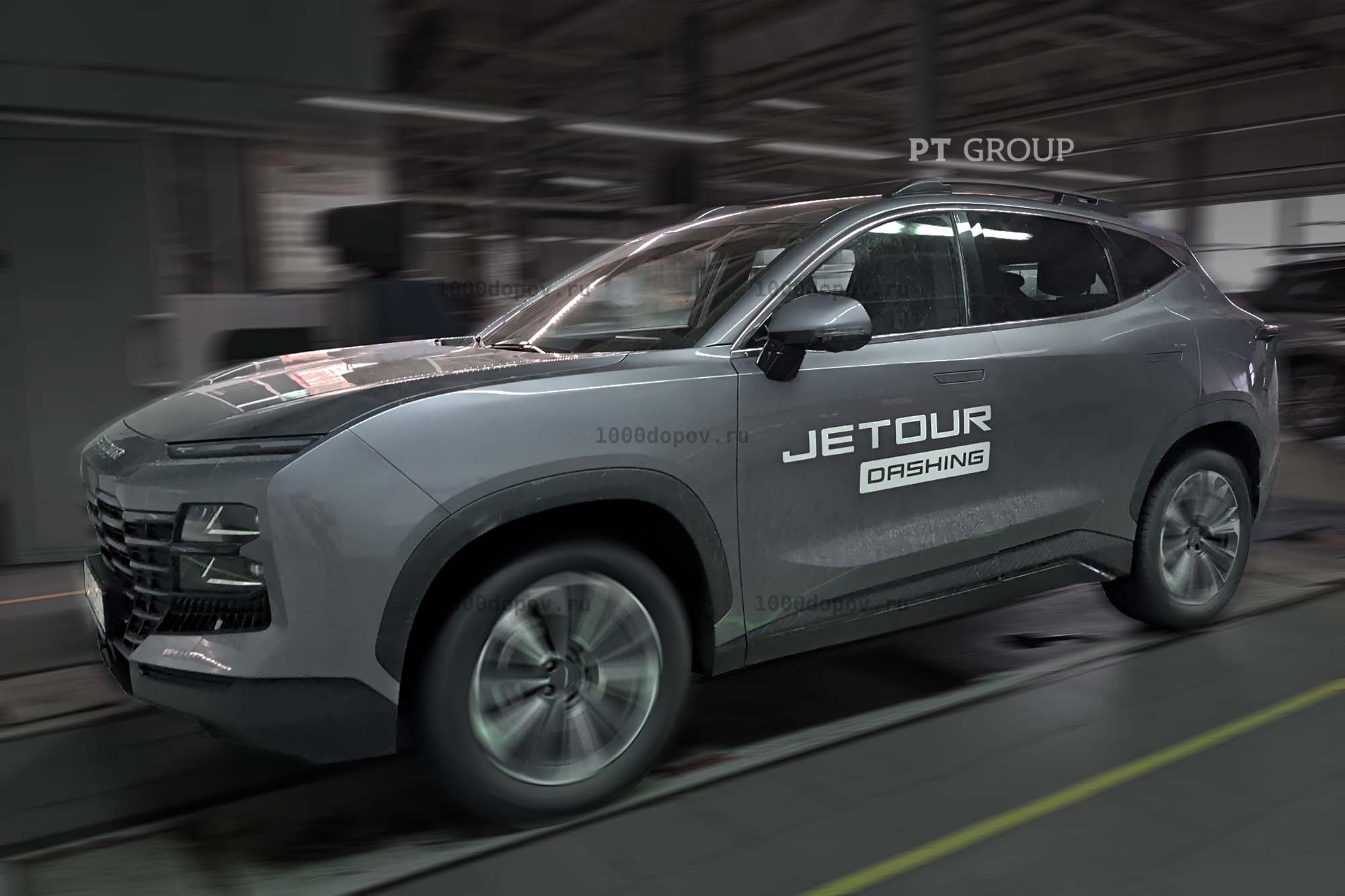Рейлинги JETOUR Dashing 2023-н.в. — рисунок 5