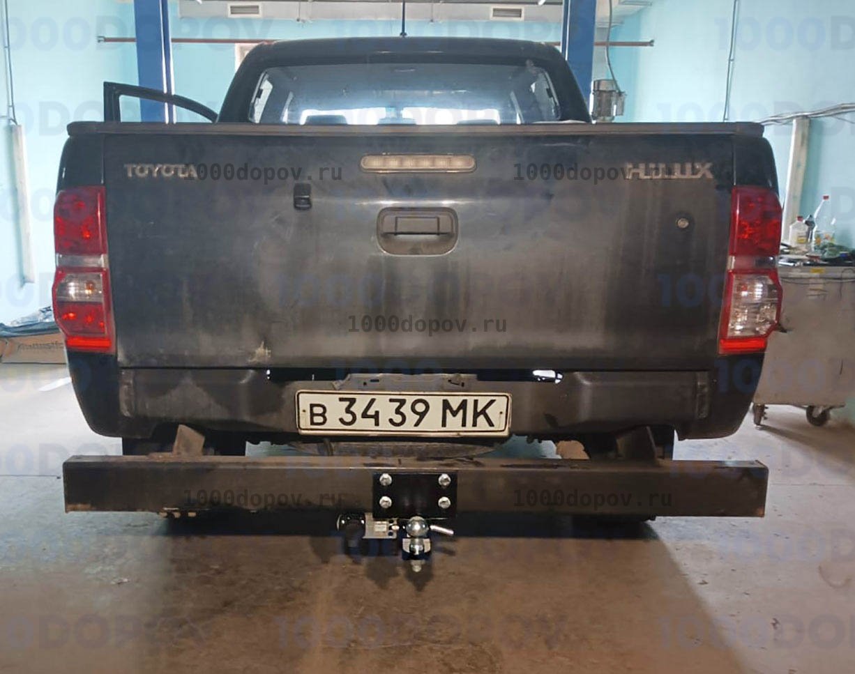 Фаркоп Leader Plus T114-E Toyota Hilux Double Cab (4WD) (N2) 2008-н.в. — рисунок 3