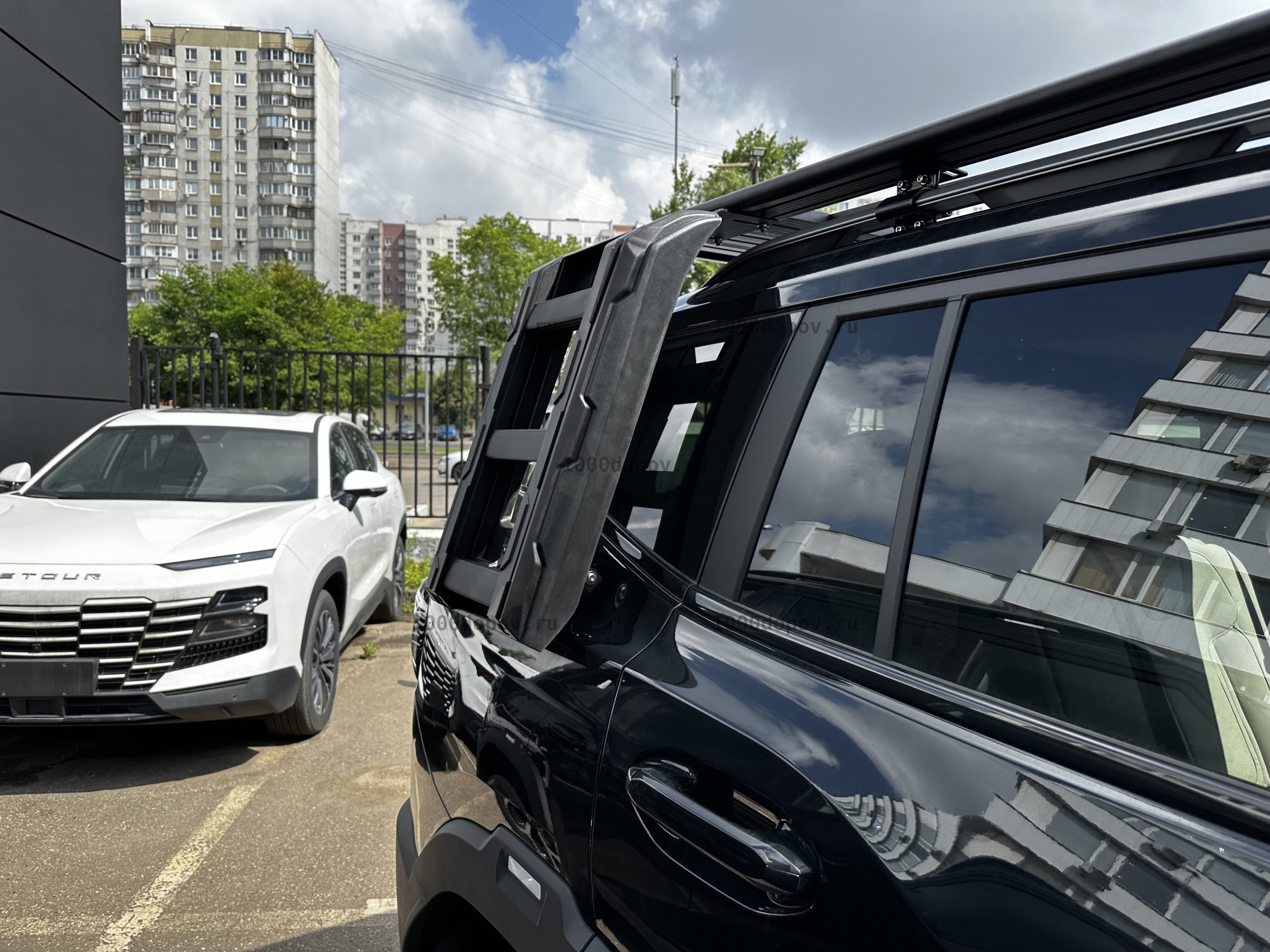 Боковая лестница для внедорожника Jetour T1 2025-н.в. — рисунок 26