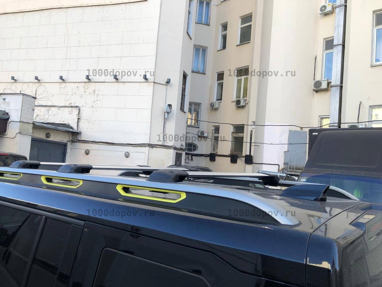 Багажник на рейлинги Jetour T2 из 3 поперечин серебро — рисунок 10