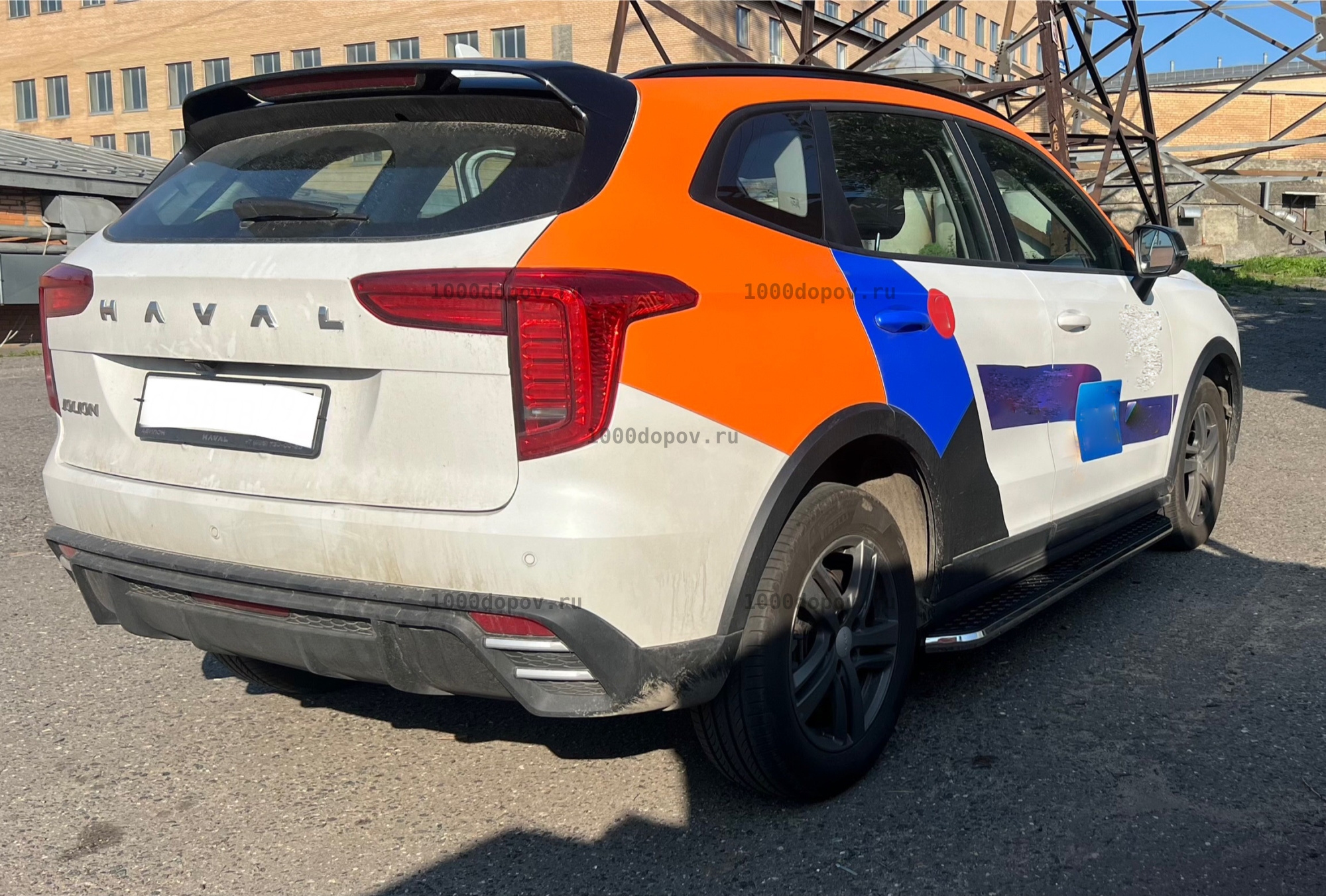 Пороги подножки на HAVAL JOLION 2021-н.в — рисунок 2