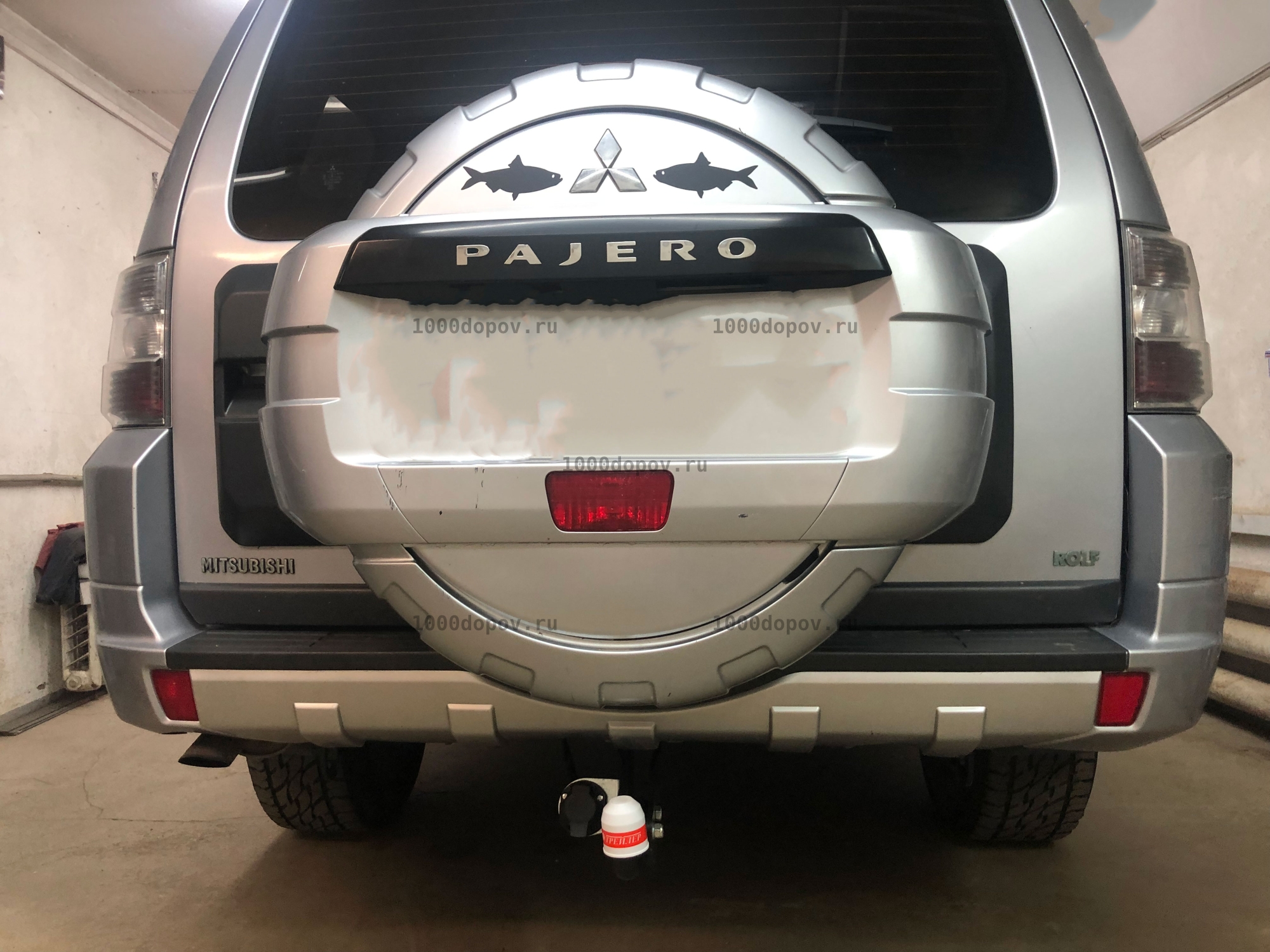 Фаркоп Трейлер 7120 Mitsubishi Pajero 3, 4 2000-н.в. — рисунок 4