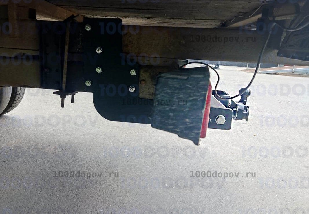 Фаркоп Avtos Gaz-10 Газ 330232 Фермер с удл. и коротким кузовом  2003-2013 — рисунок 5