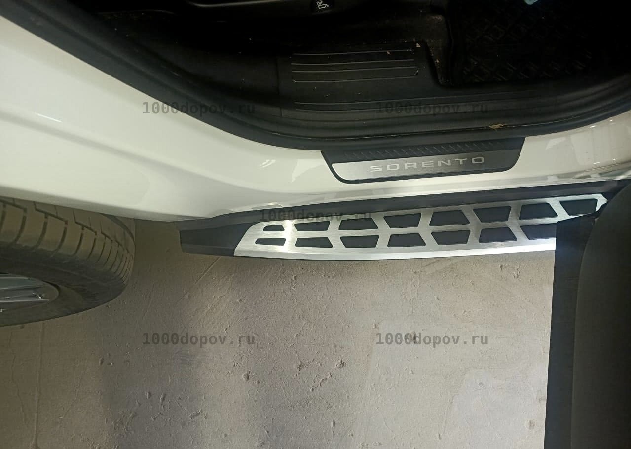 Пороги подножки на KIA Sorento 2021-2024 — рисунок 17