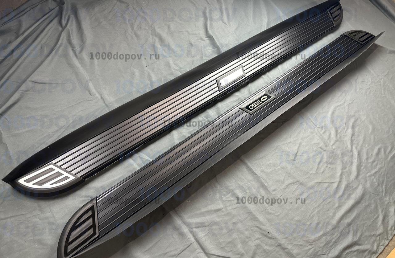 Пороги подножки на Chery Tiggo 9 2023-н.в — рисунок 8
