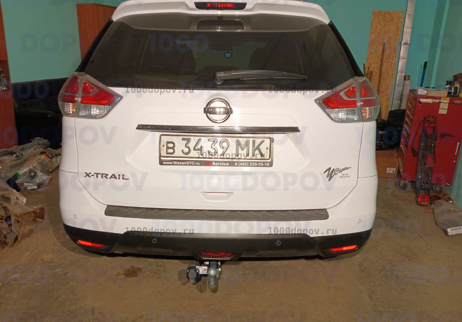 Фаркоп Motodor 91412-A Nissan X-Trail (T32) 2014-н.в. (оцинк. шар) — рисунок 10