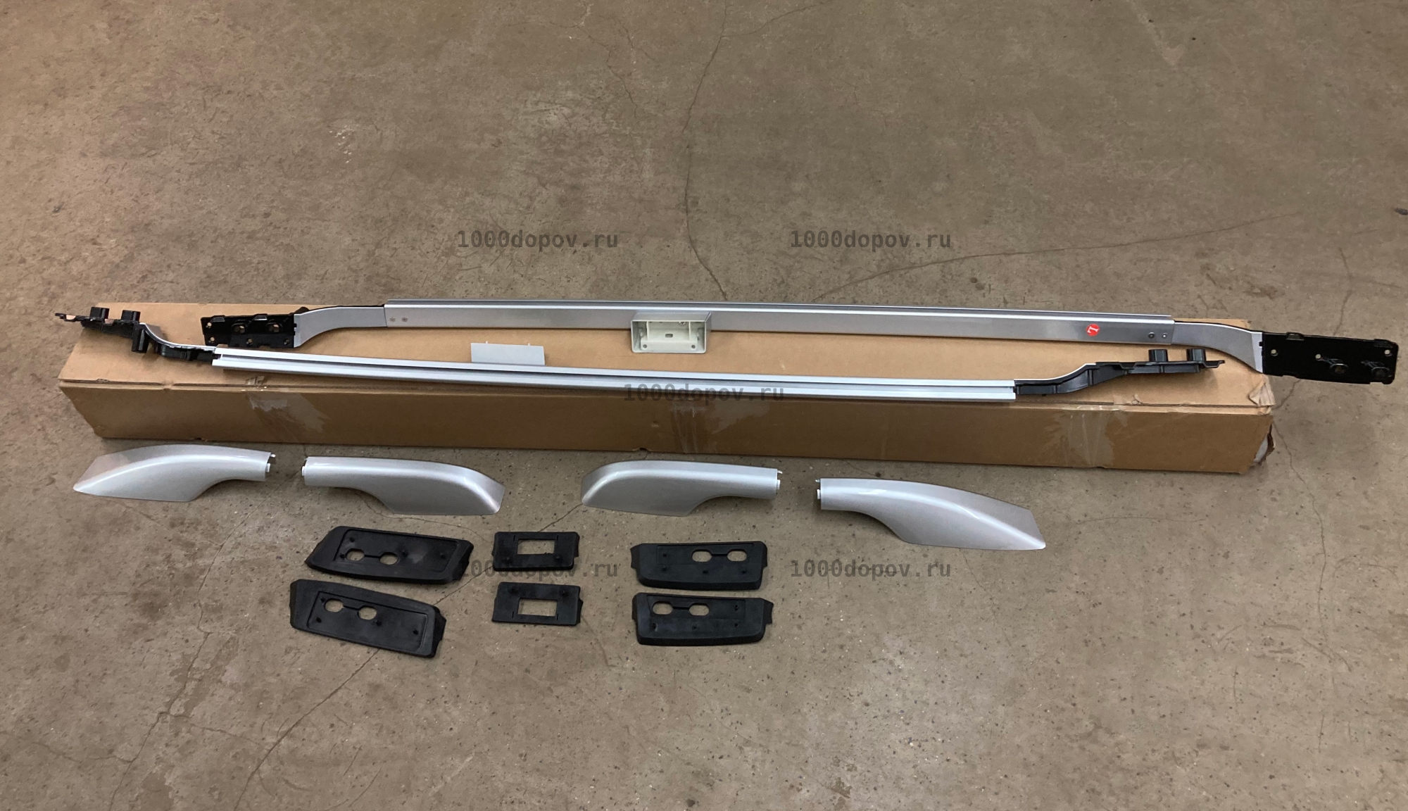 Рейлинги Toyota Land Cruiser 200 2008-н.в. серебро — рисунок 6