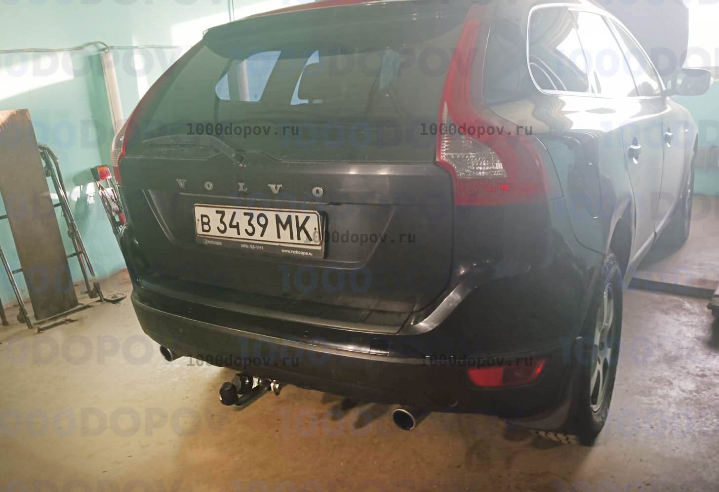 Фаркоп GALIA V070A Volvo XC60 2008-2017 (оцинкованный) — рисунок 1