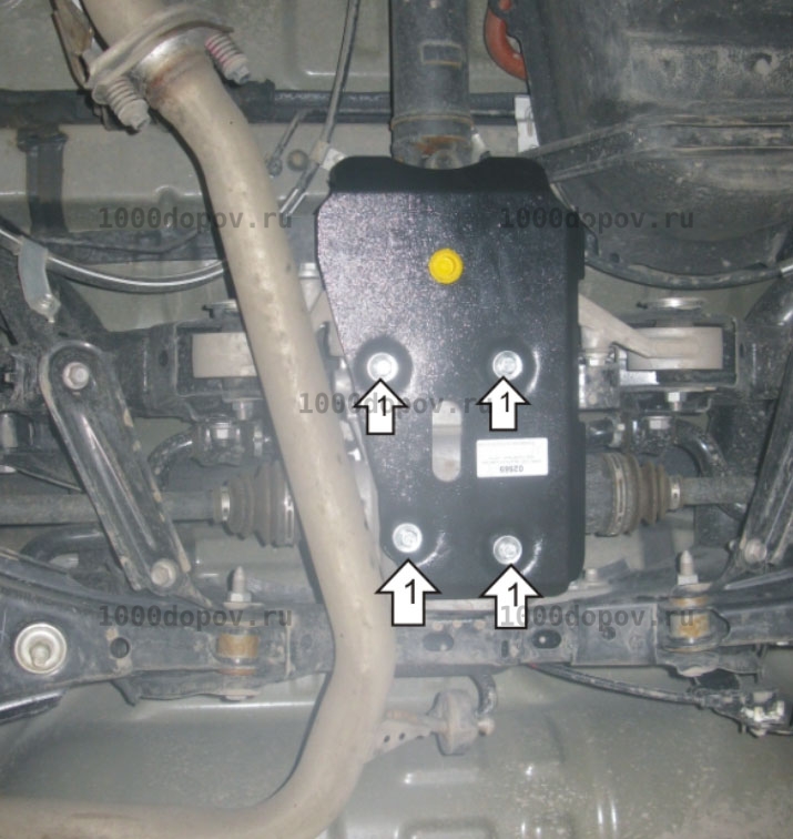 Защита Motodor 02569 Toyota RAV 4 2005-2019 (Зад.дифференциал) — рисунок 5
