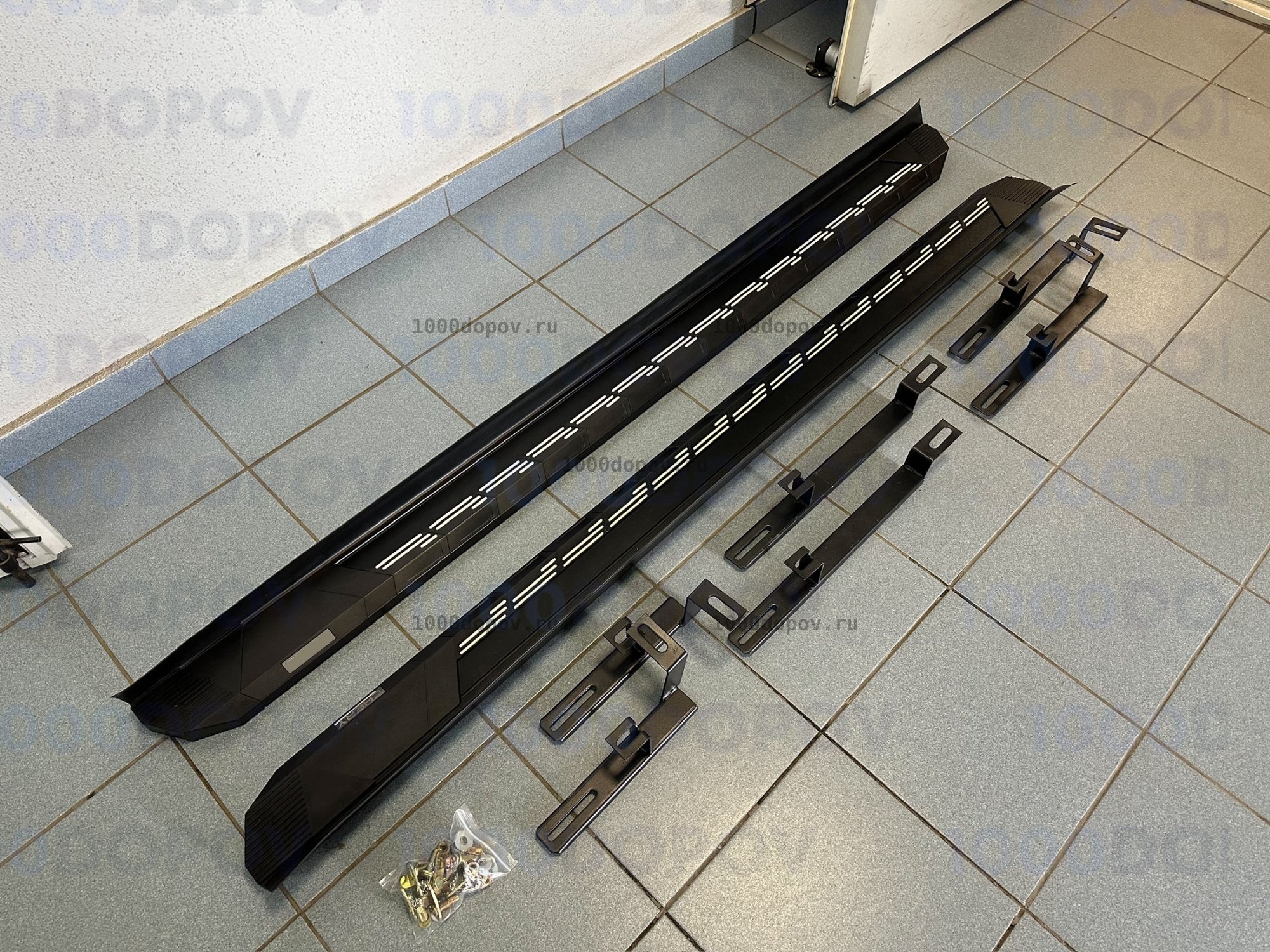 Пороги подножки на JAECOO J7 2023-н.в. белый — рисунок 10