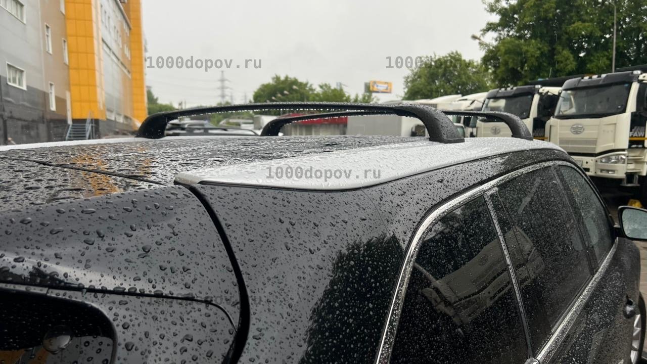 Багажник на рейлинги Toyota Highlander (XU50) 2013-2020 черный — рисунок 14