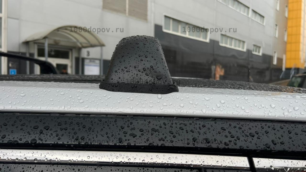 Багажник на рейлинги Toyota Highlander (XU50) 2013-2020 черный — рисунок 2