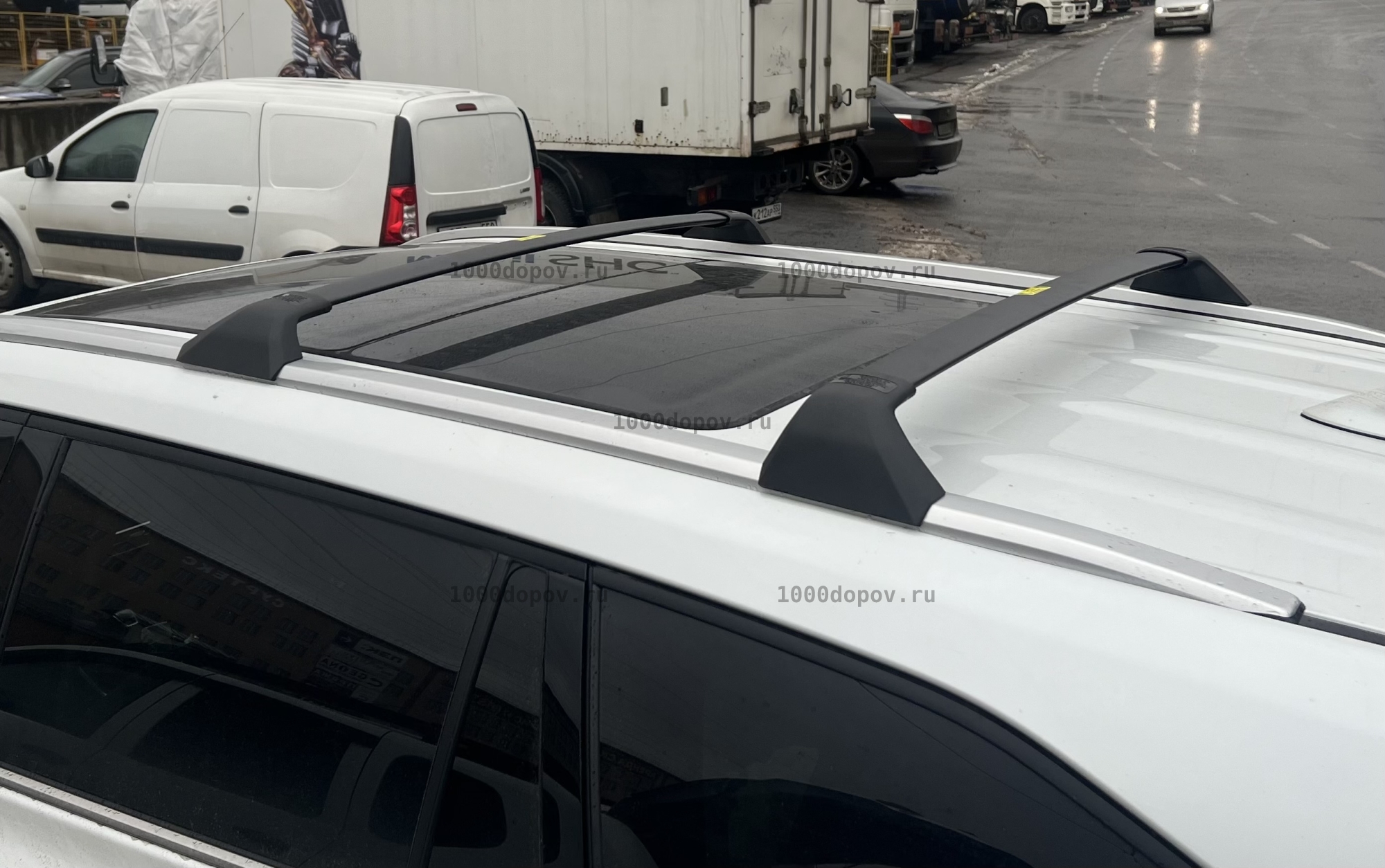 Багажник на рейлинги Toyota Highlander 2020-н.в — рисунок 1