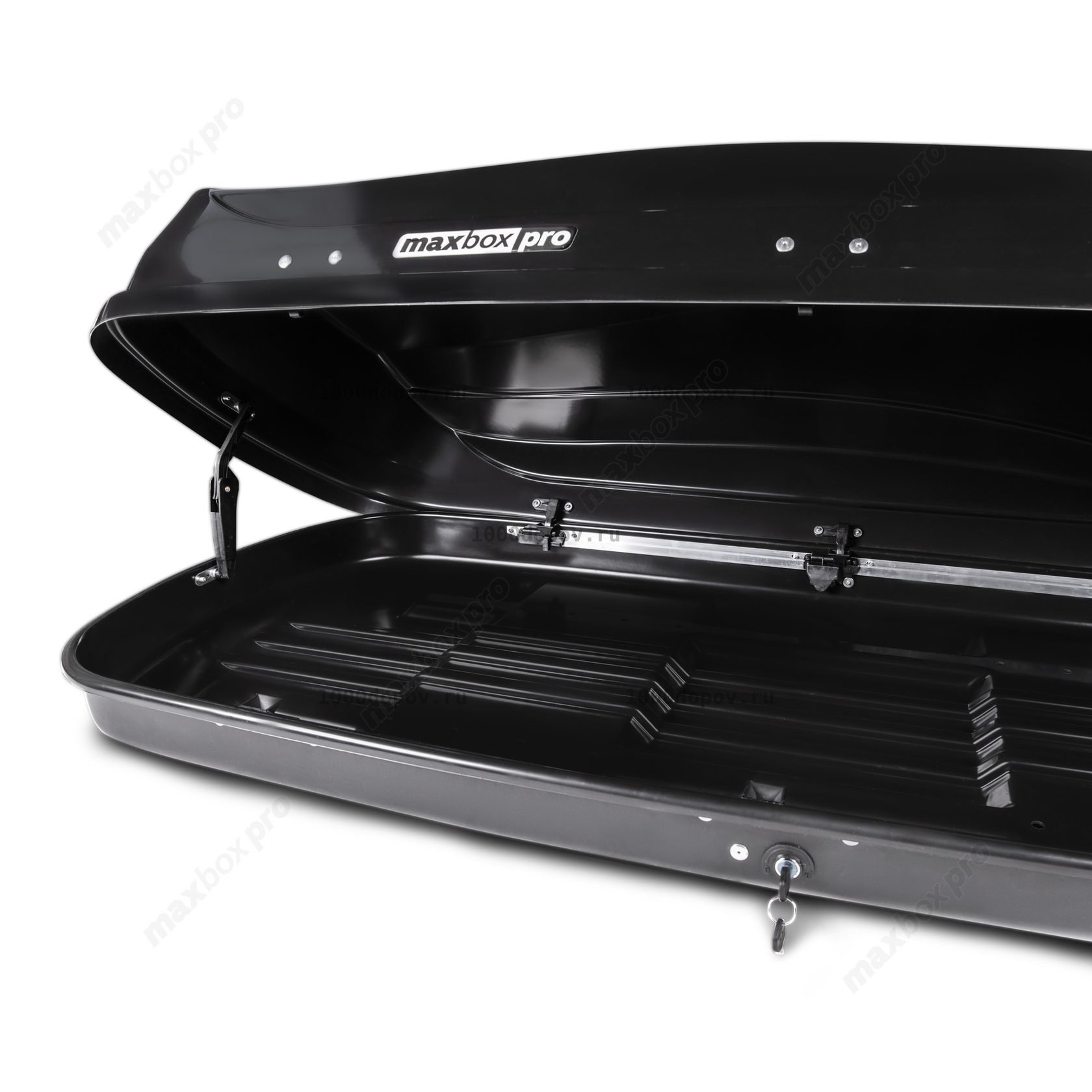 Автобокс MaxBox PRO 520 (большой) черный глянцевый — рисунок 12