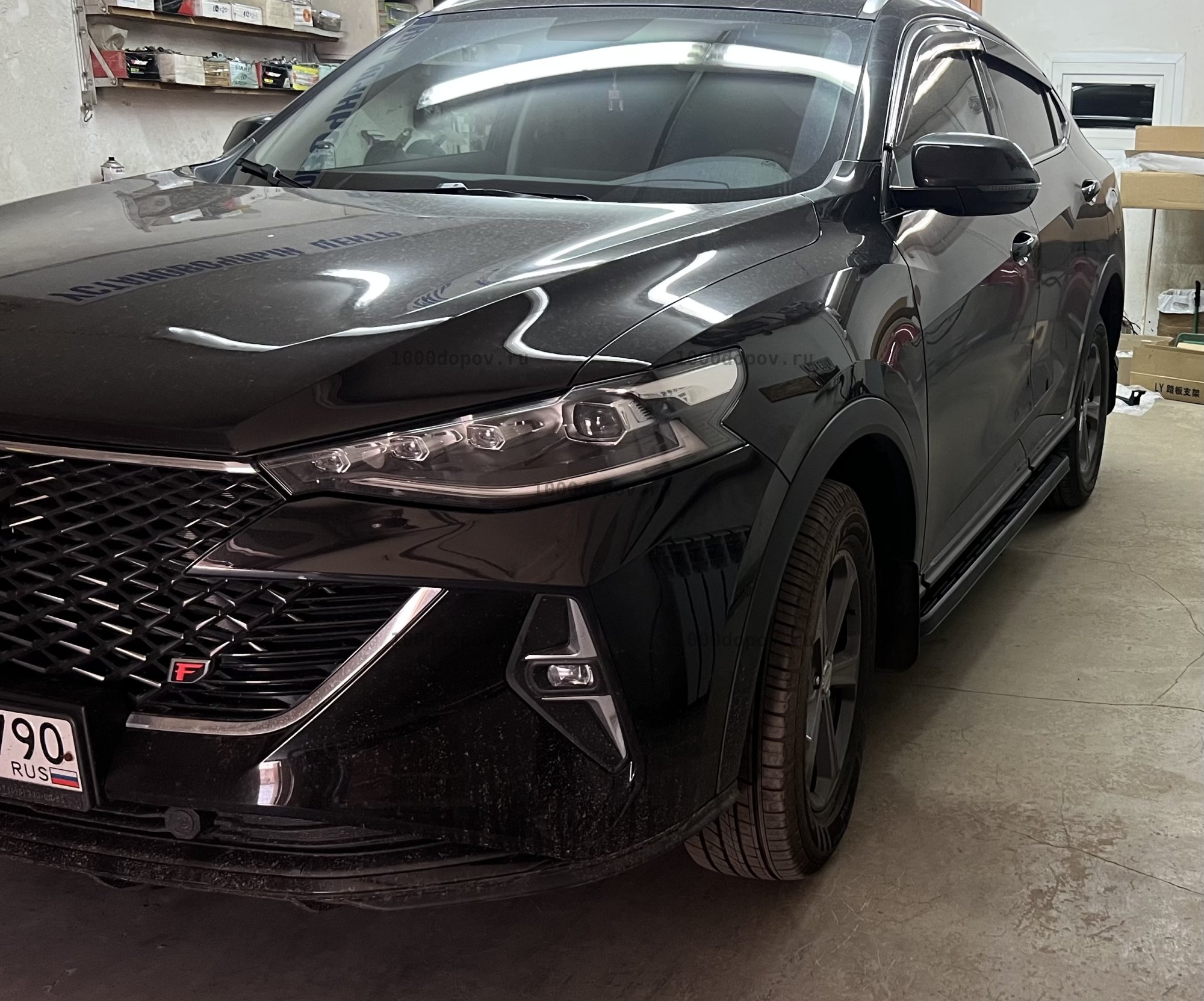 Пороги подножки Haval F7 2019-2024 — рисунок 6