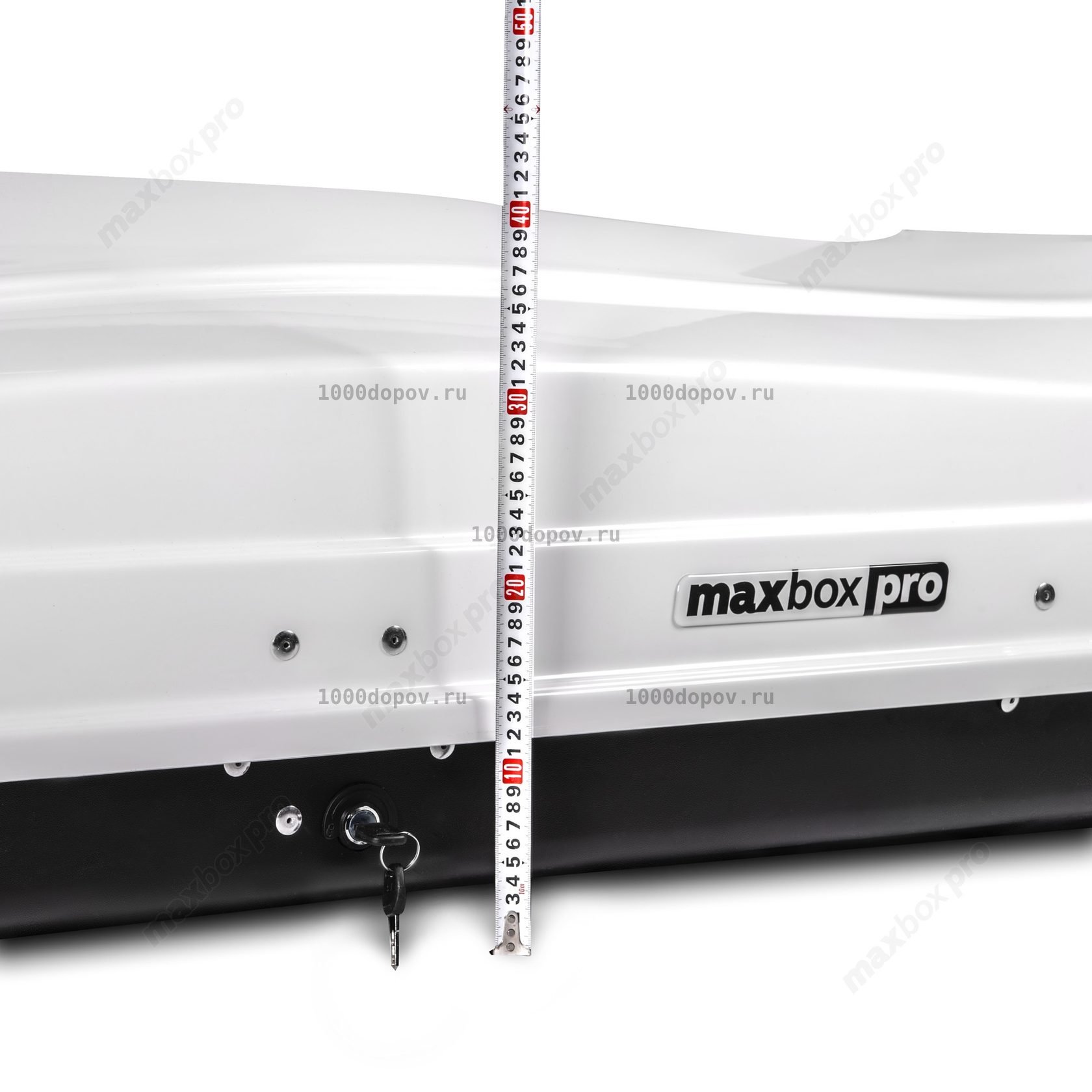 Автобокс MaxBox PRO 520 (большой) белый глянцевый — рисунок 15