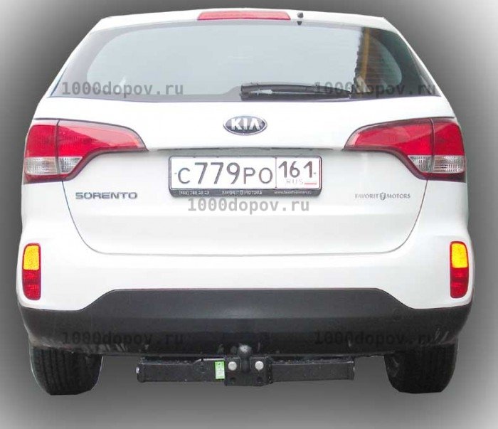 Фаркоп Leader Plus H224-FC Hyundai Santa Fe (DM) 2012-н.в. — рисунок 1