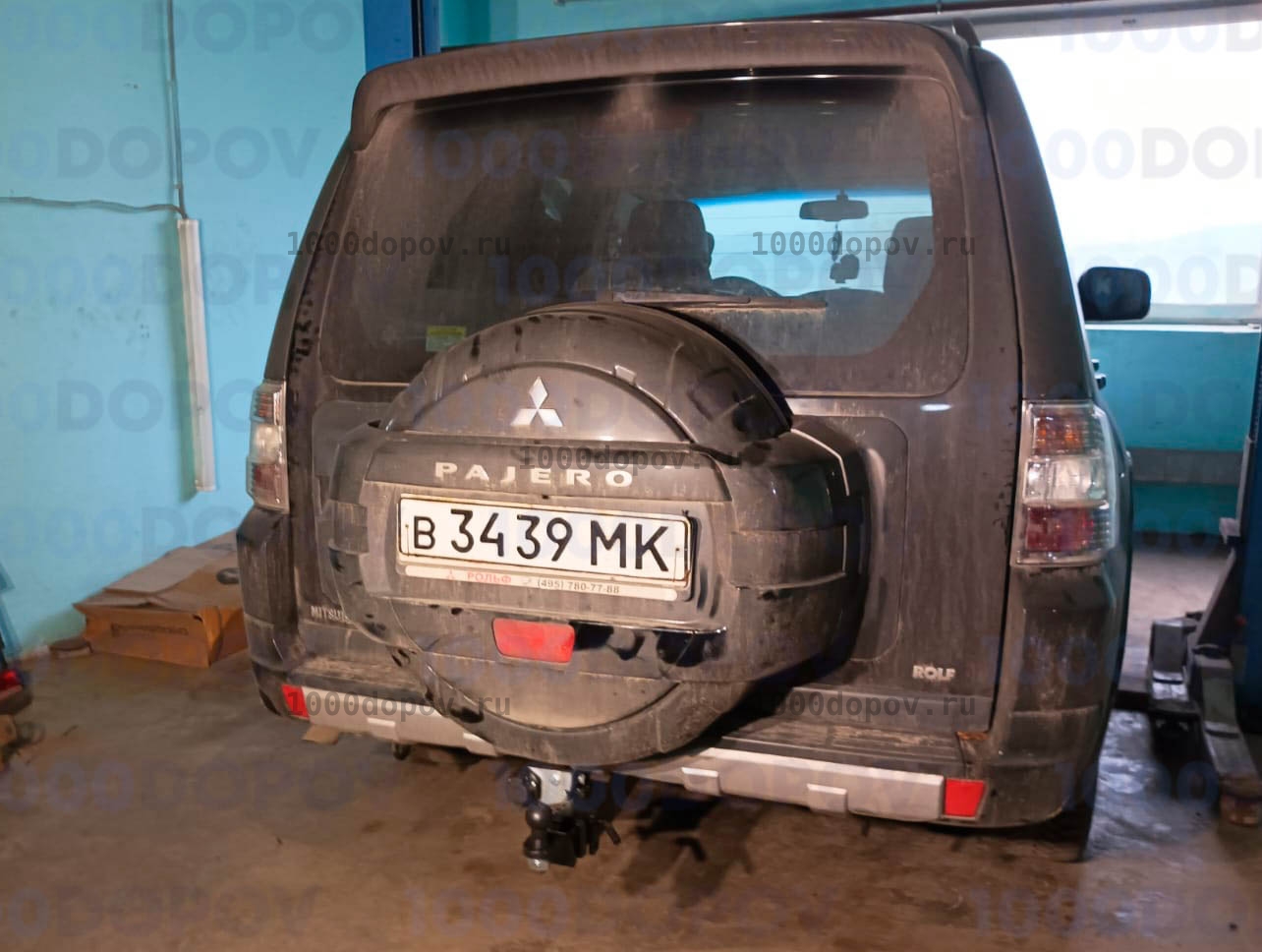 Фаркоп Трейлер 7121 Mitsubishi Pajero 3, 4 2000-н.в. — рисунок 2