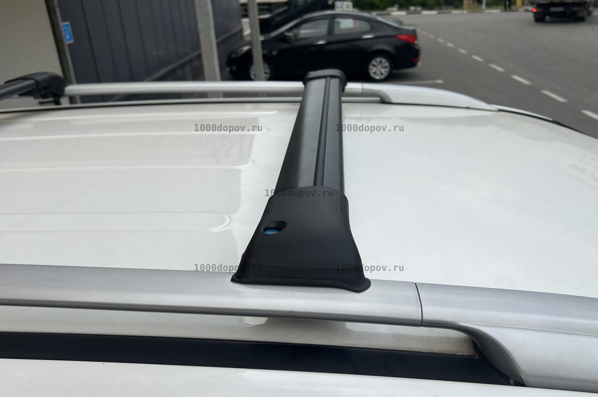 Багажник на рейлинги Kia Sorento XM 2012-2020 поперечины черный — рисунок 10