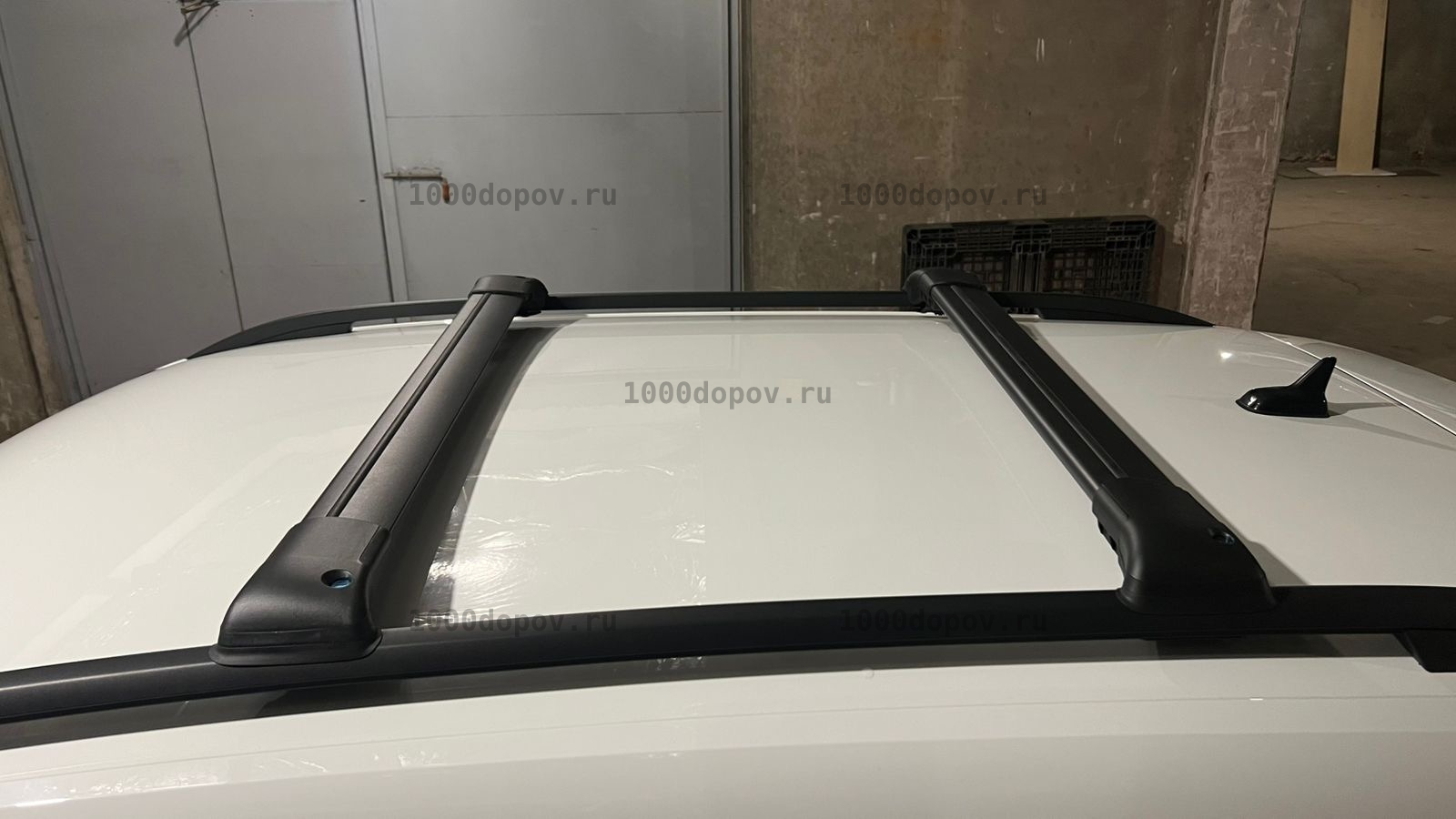 Багажник на рейлинги Subaru XV 2 поперечины черный — рисунок 4