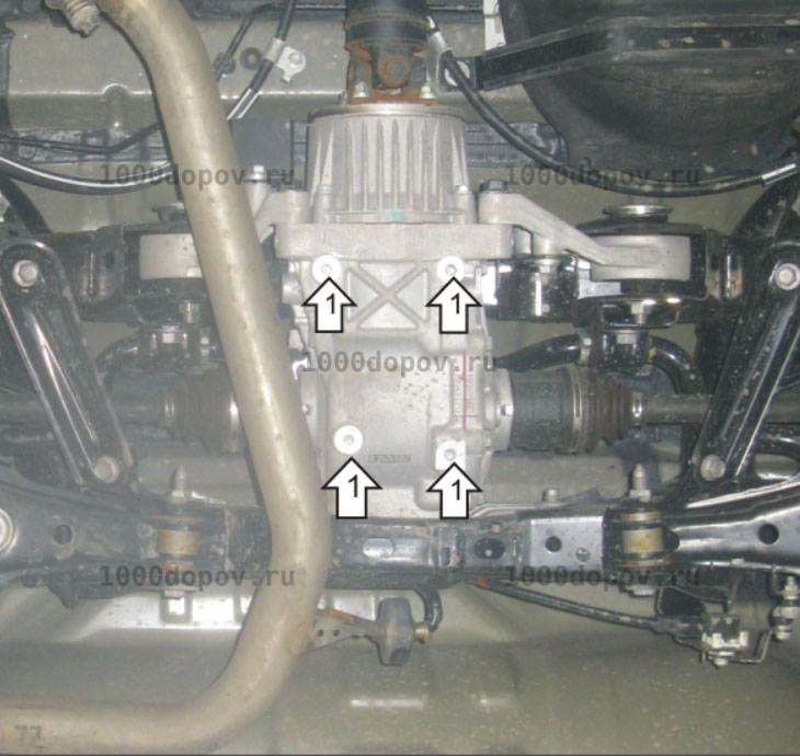 Защита Motodor 02569 Toyota RAV 4 2005-2019 (Зад.дифференциал) — рисунок 4