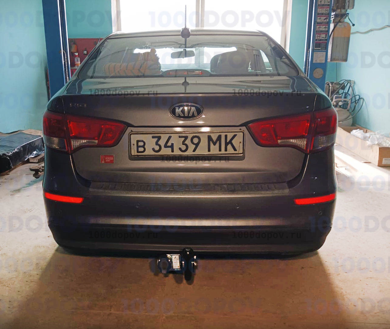 Фаркоп Leader Plus H219-A Kia Rio 3 седан, hb 2011-2017 — рисунок 3