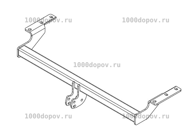Фаркоп Avtos DW 07 Daewoo Gentra 2013-2015 — рисунок 3