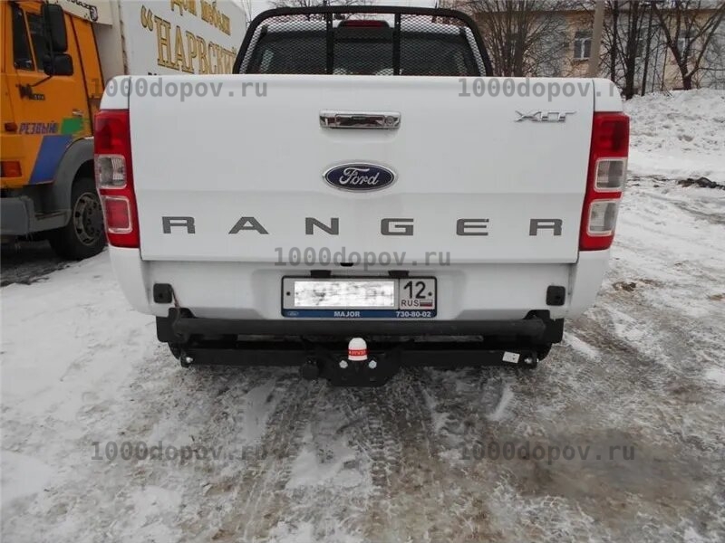 Фаркоп Трейлер 6050 Ford Ranger 2011-2022. без трубчатого и ступенчатого заднего бампера — рисунок 1