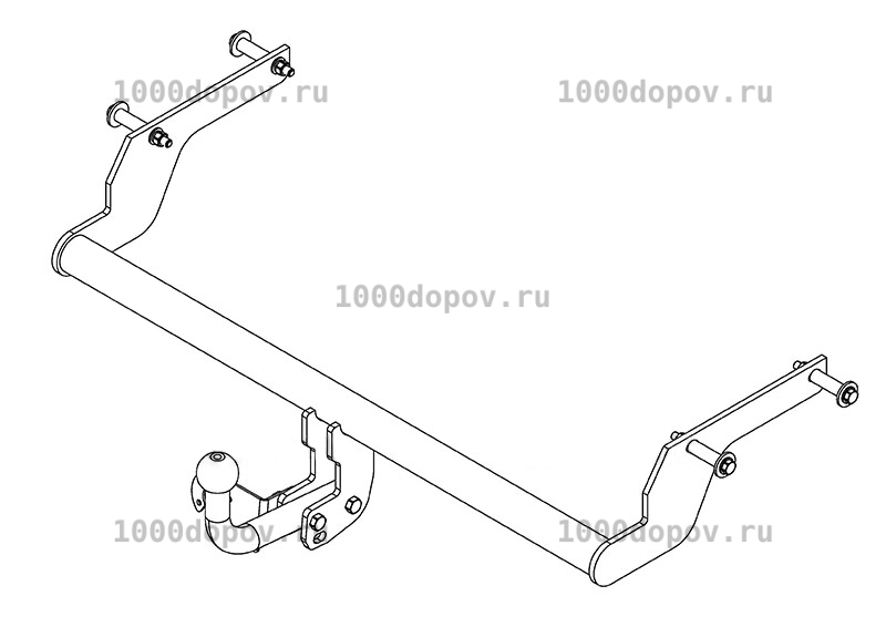 Фаркоп Avtos VAZ-66 LADA XRAY 2015 -н.в. — рисунок 2