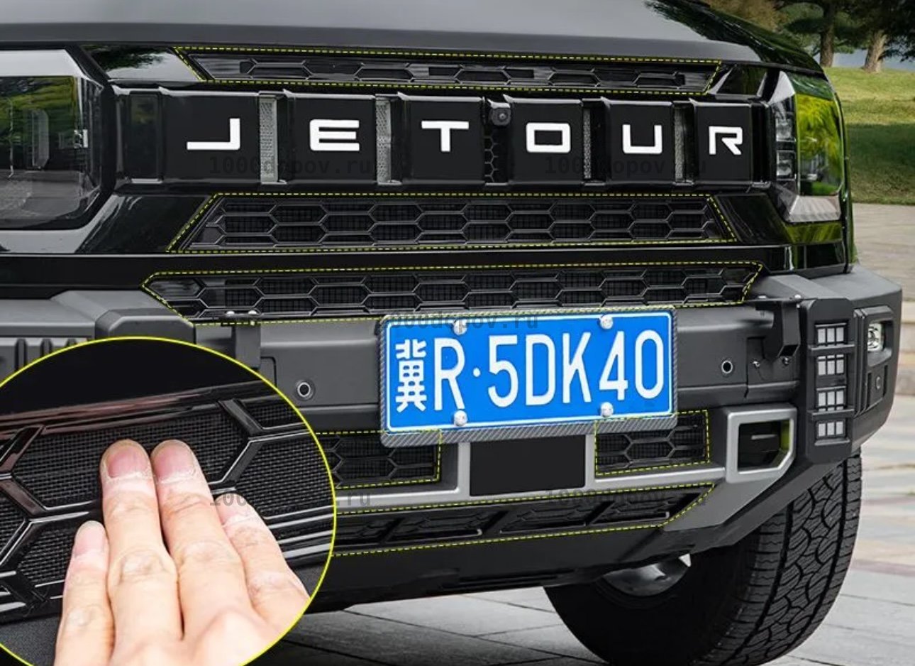 Сетка радиатора на Jetour T2 2023-н.в — рисунок 1